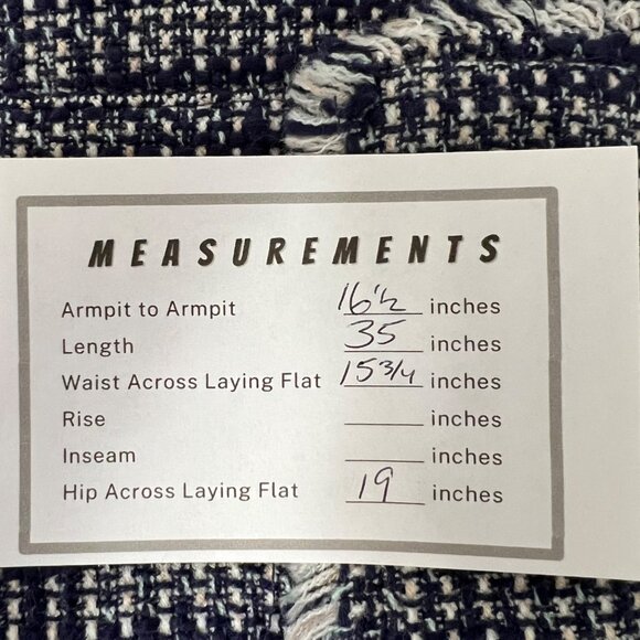 Sail to Sable STS Womens Tweed Fringe Dress Blue White Short Sleeve size 2 - Picture 12 of 12